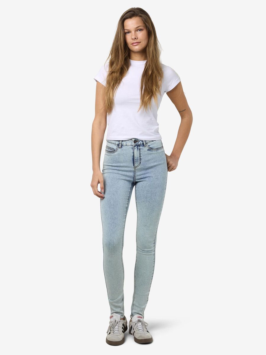 Noisy May NMCALLIE JEAN SKINNY, Light Blue Denim, highres - 27030614_LightBlueDenim_007.jpg