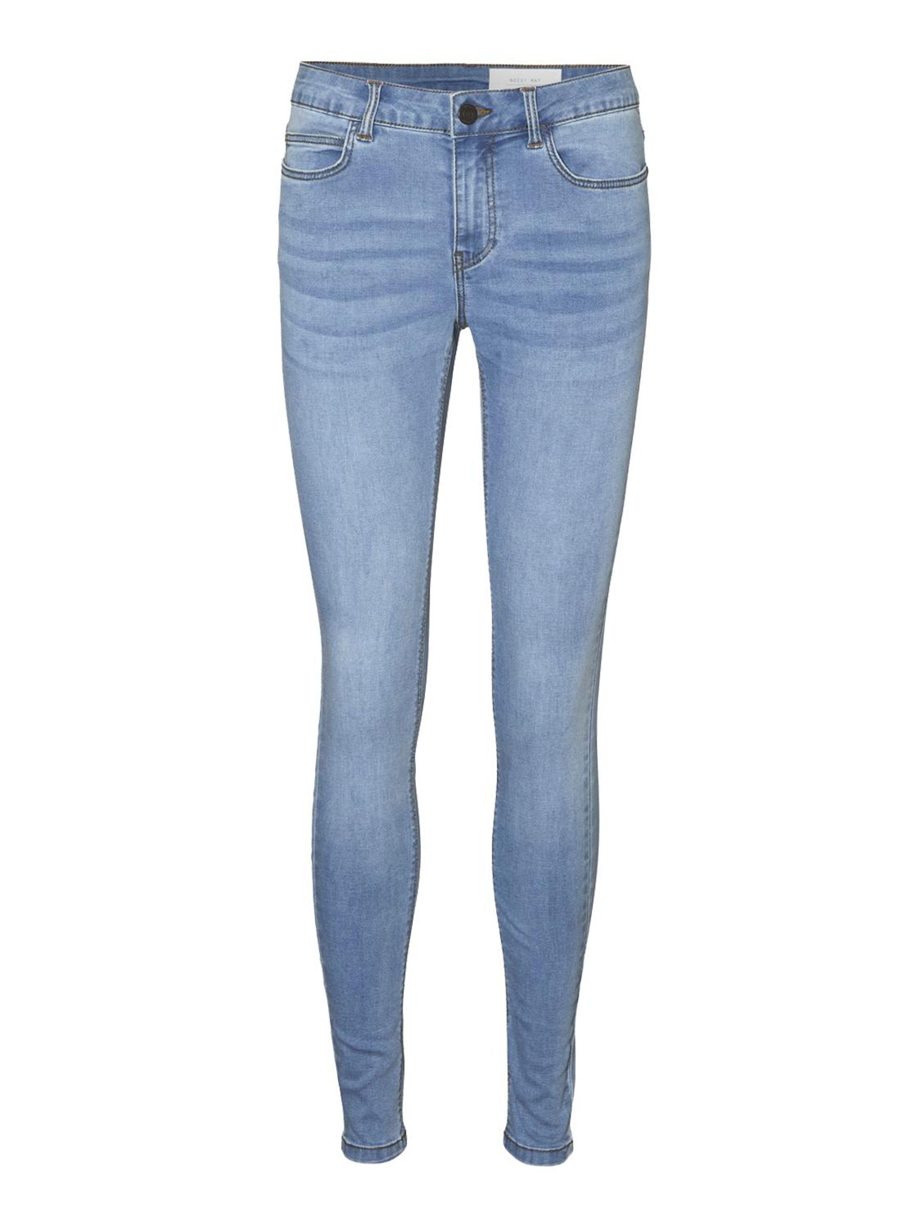 NMBILLIE NORMAL WAISTED SKINNY FIT JEANS Blue NOISY MAY