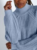 Noisy May HIGH NECK KNITTED PULLOVER, Cerulean, highres - 27022274_Cerulean_006.jpg