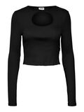 Noisy May BESKUREN CUT-OUT TOPP, Black, highres - 27022699_Black_001.jpg