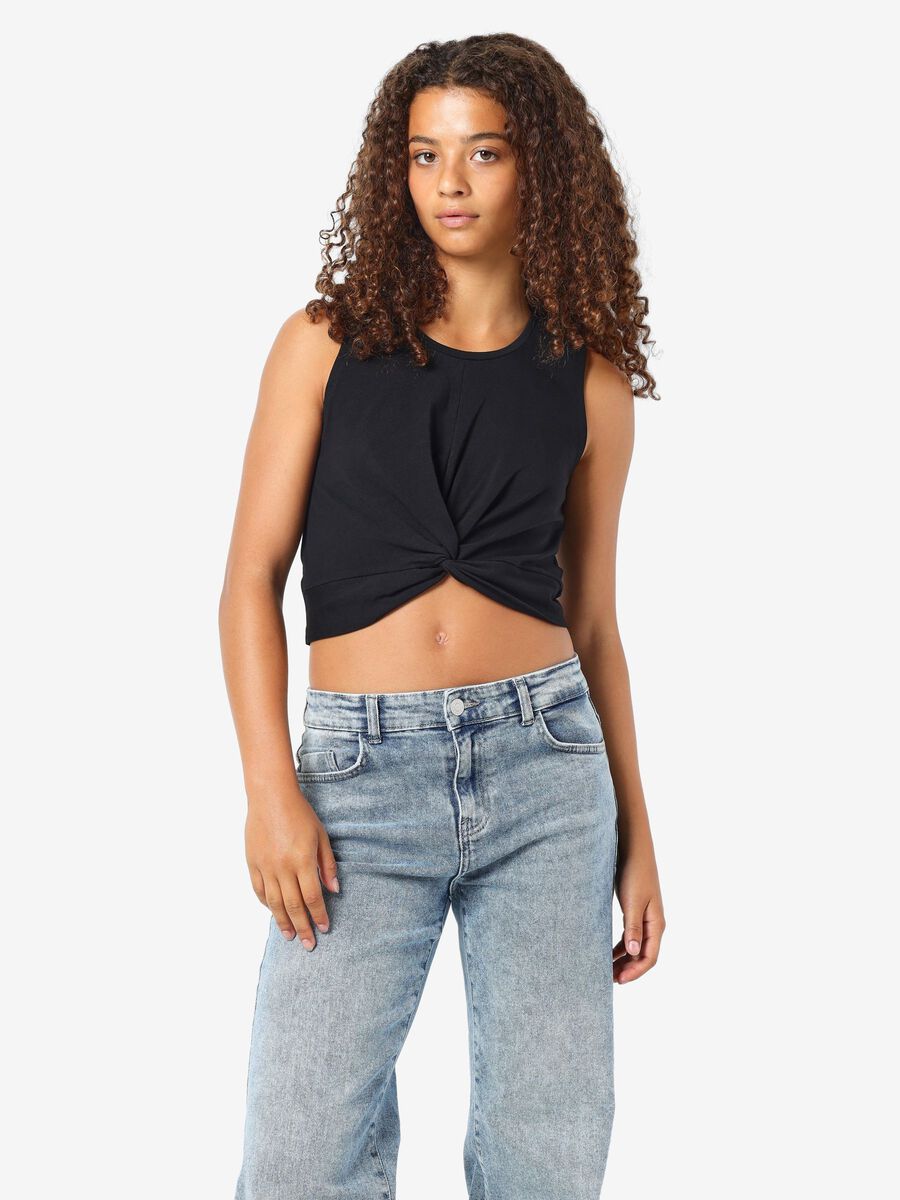 Noisy May CROPPED SLEEVELESS TOP, Black, highres - 27007593_Black_003.jpg