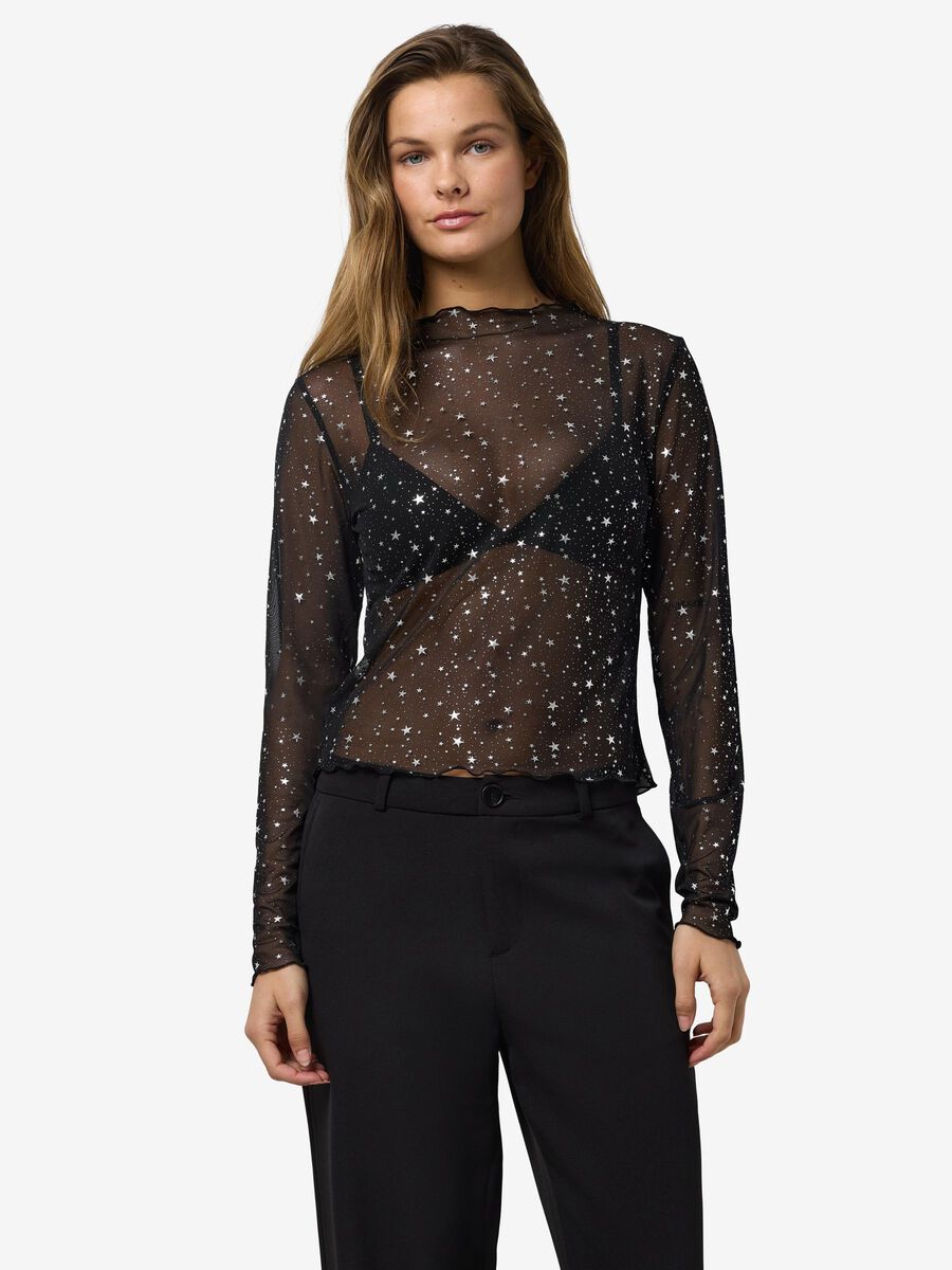 Product carousel image - MESH OBERTEIL, Black | 1