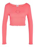 Noisy May LONG SLEEVED CUT-OUT TOP, Sun Kissed Coral, highres - 27025511_SunKissedCoral_001.jpg