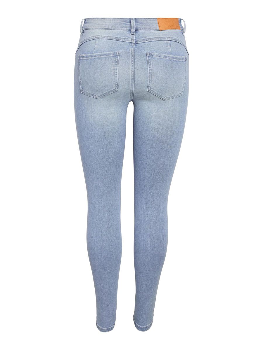 Noisy May NMJEN SKINNY FIT JEANS, Light Blue Denim, highres - 27032328_LightBlueDenim_002.jpg