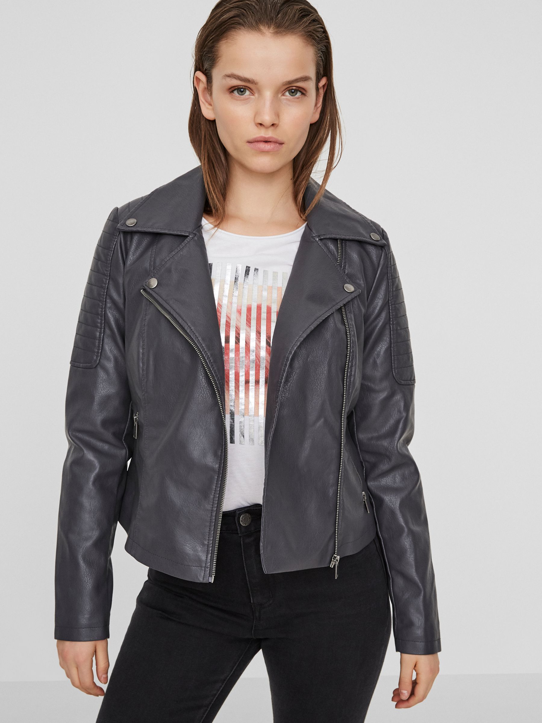 COATED JACKET Grey NOISY MAY
