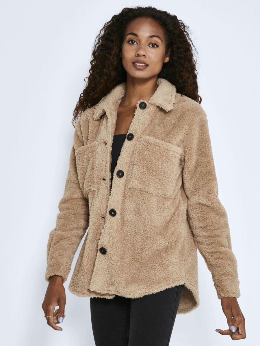 Aanpassing verlies uzelf hout TEDDY JAS | Beige | NOISY MAY®