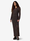 Product image thumbnail 6 NMMIRIAM MAXI JURK OP KNIELENGTE, Chocolate Brown