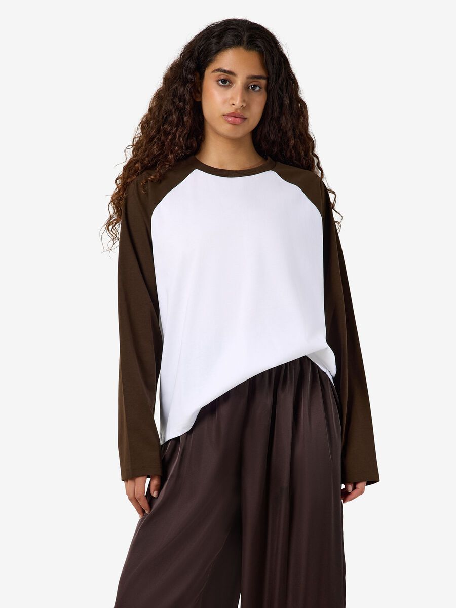 Product tile image NMEMBER  LONG SLEEVED TOP, Snow White 27039772_SnowWhite_1347188