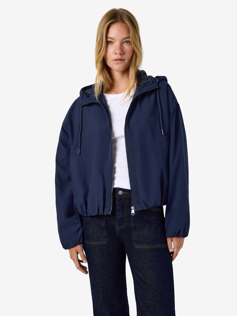 Carousel image 6 NMELINA  HOODED JACKET, Navy Blazer