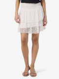 Product image thumbnail - NMISABEL LACE MINI SKIRT, Cloud Dancer | 1