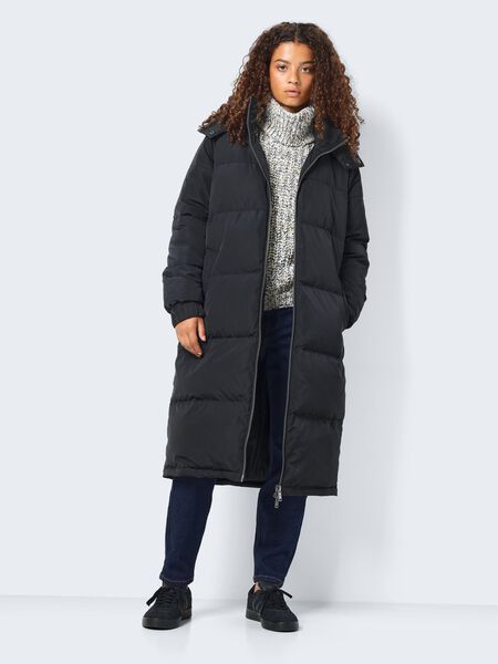 Noisy May LONG PUFFER JACKET, Black, highres - 27021222_Black_007.jpg
