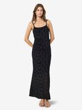 Product image thumbnail - NMLOUISE MESH MAXI JURK, Black | 6