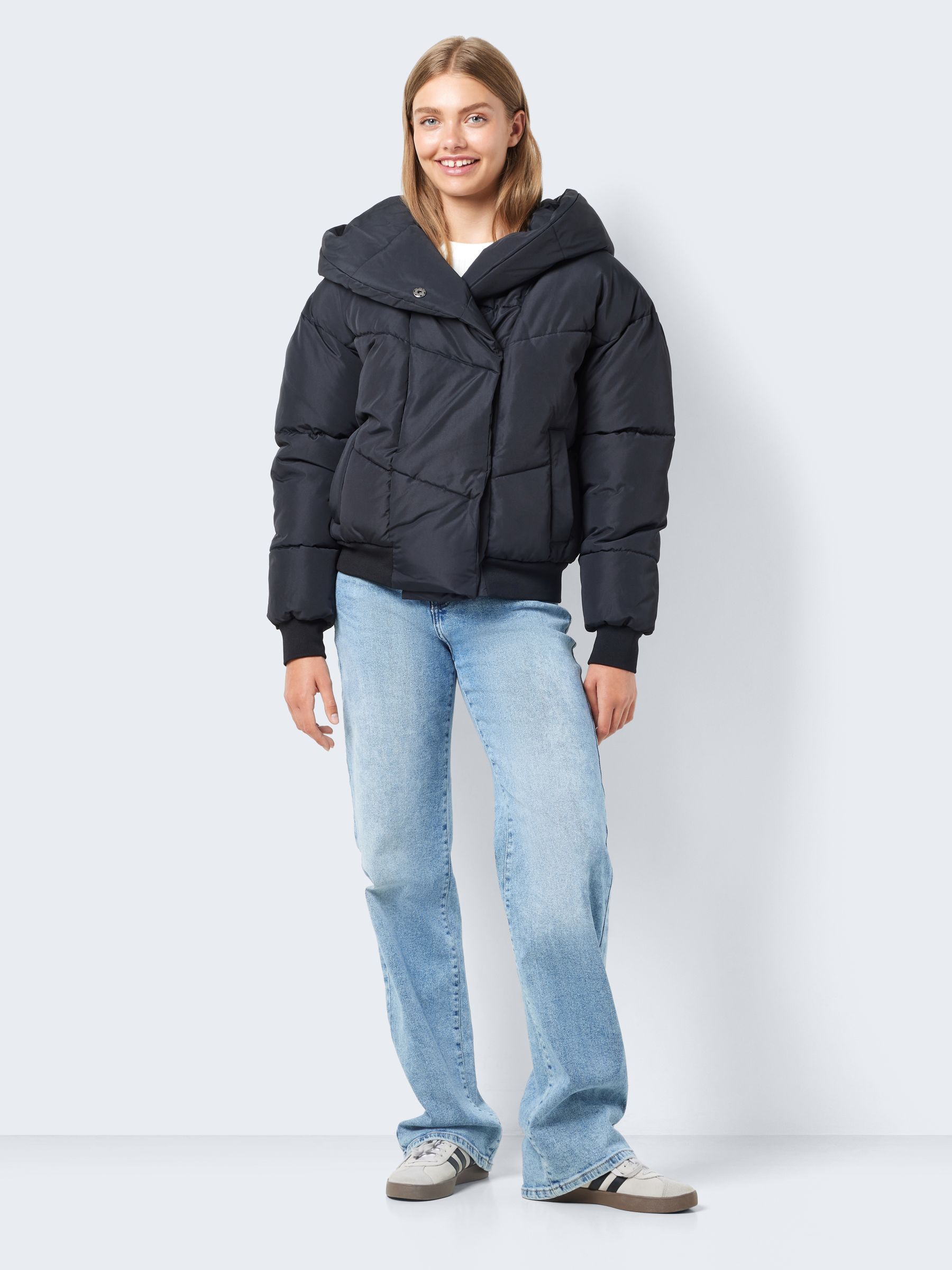 Noisy may top padded jacket