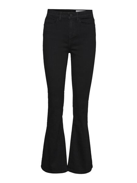 Noisy May NMSALLIE WYSOKI STAN JEANSOWE DZWONY, Black, highres - 27017554_Black_001.jpg