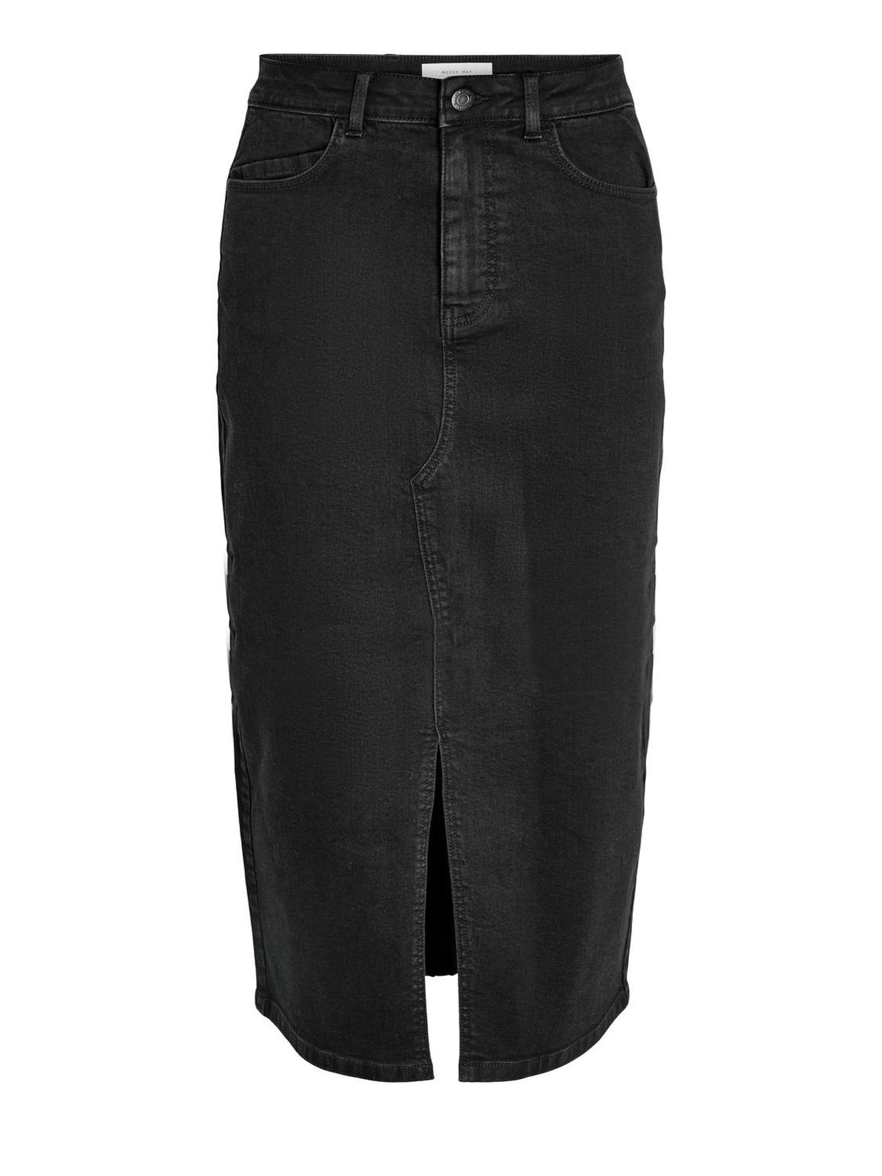 Black denim skirt on sale next