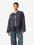 Product image thumbnail - QUILTED JACKET, Charcoal Gray | 6