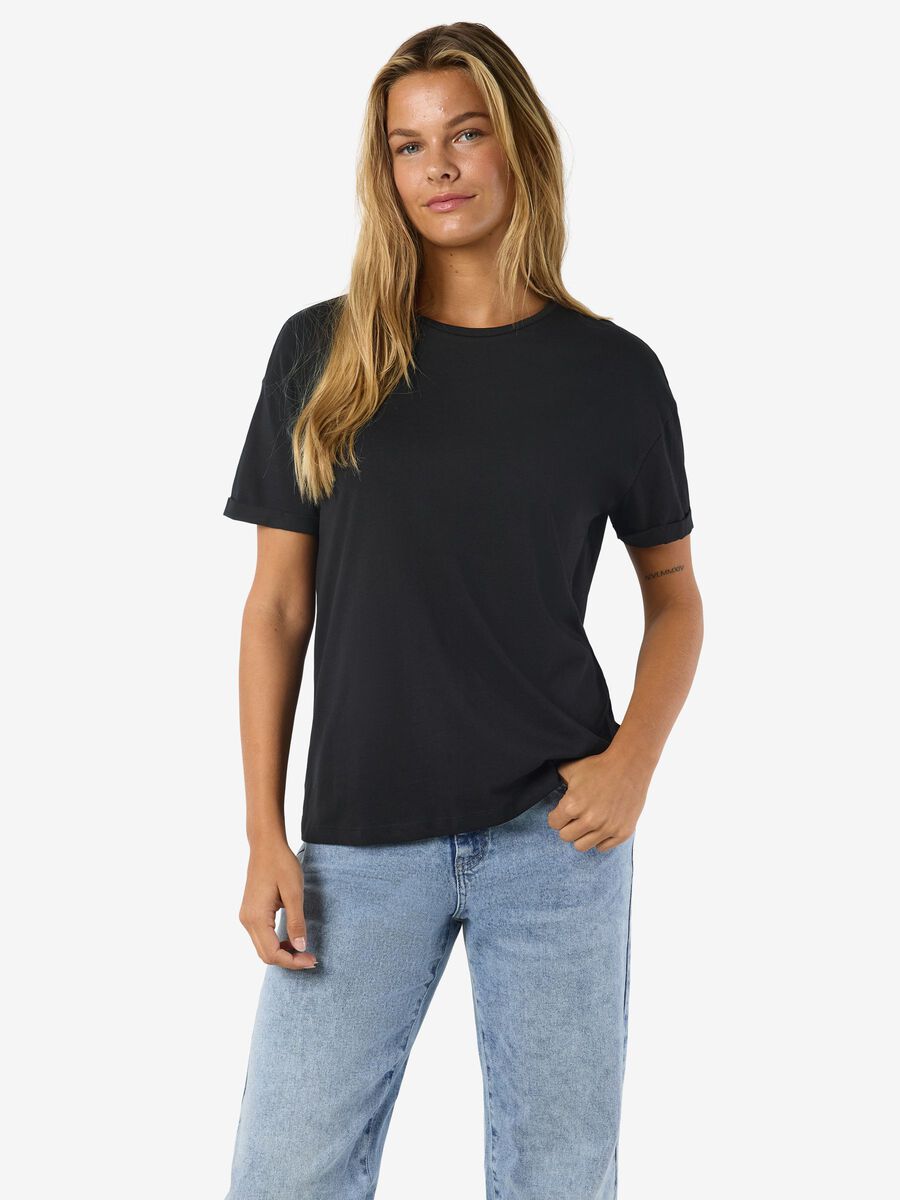 Carousel image - O-NECK T-SHIRT, Black | 6