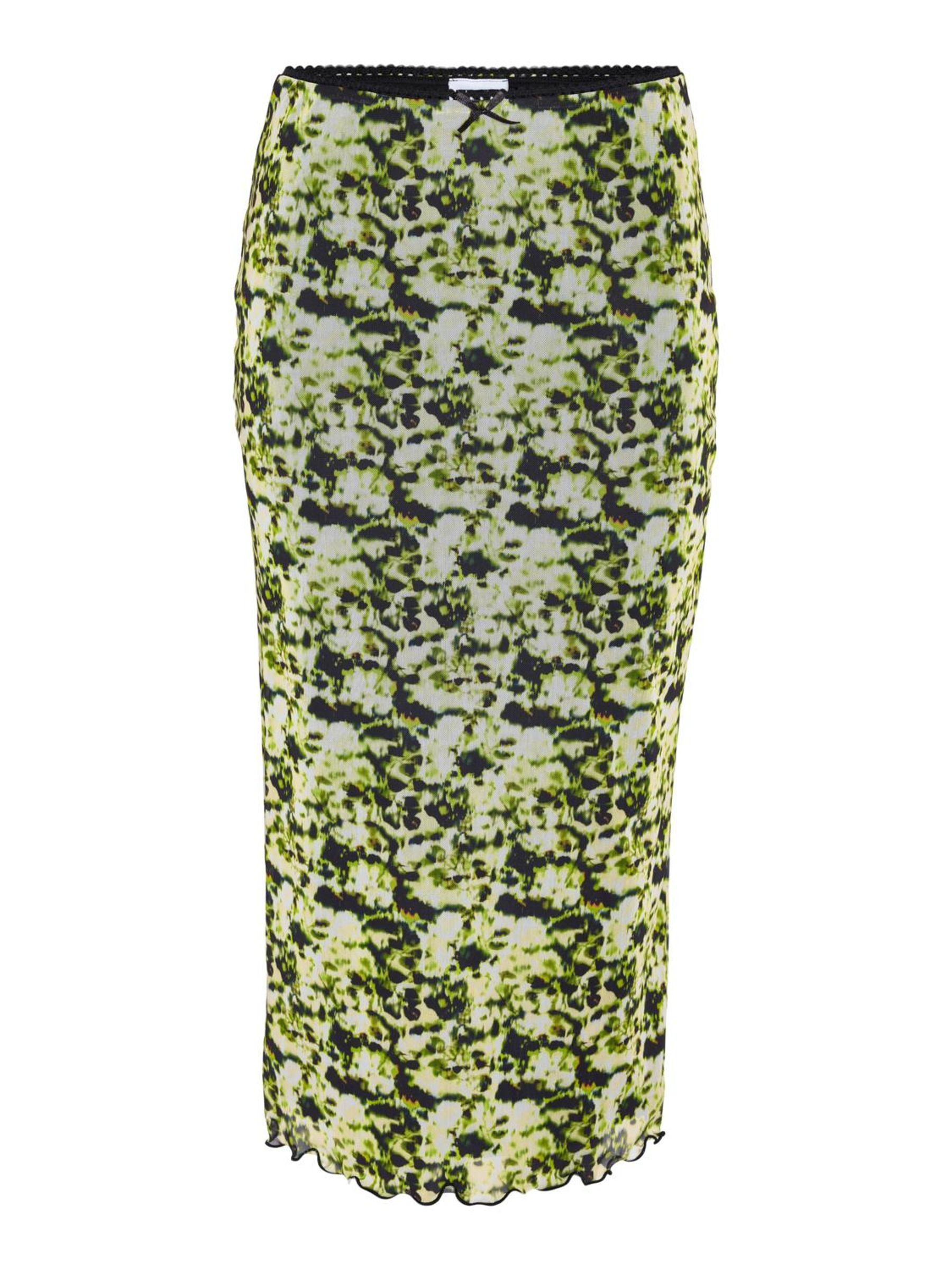 Mesh skirt on sale yellow