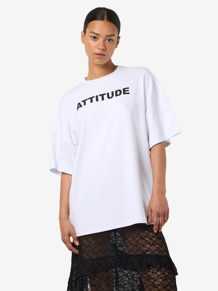 Noisy May T-SHIRT OVERSIZE, Bright White, highres - 27030304_BrightWhite_1244492_003.jpg