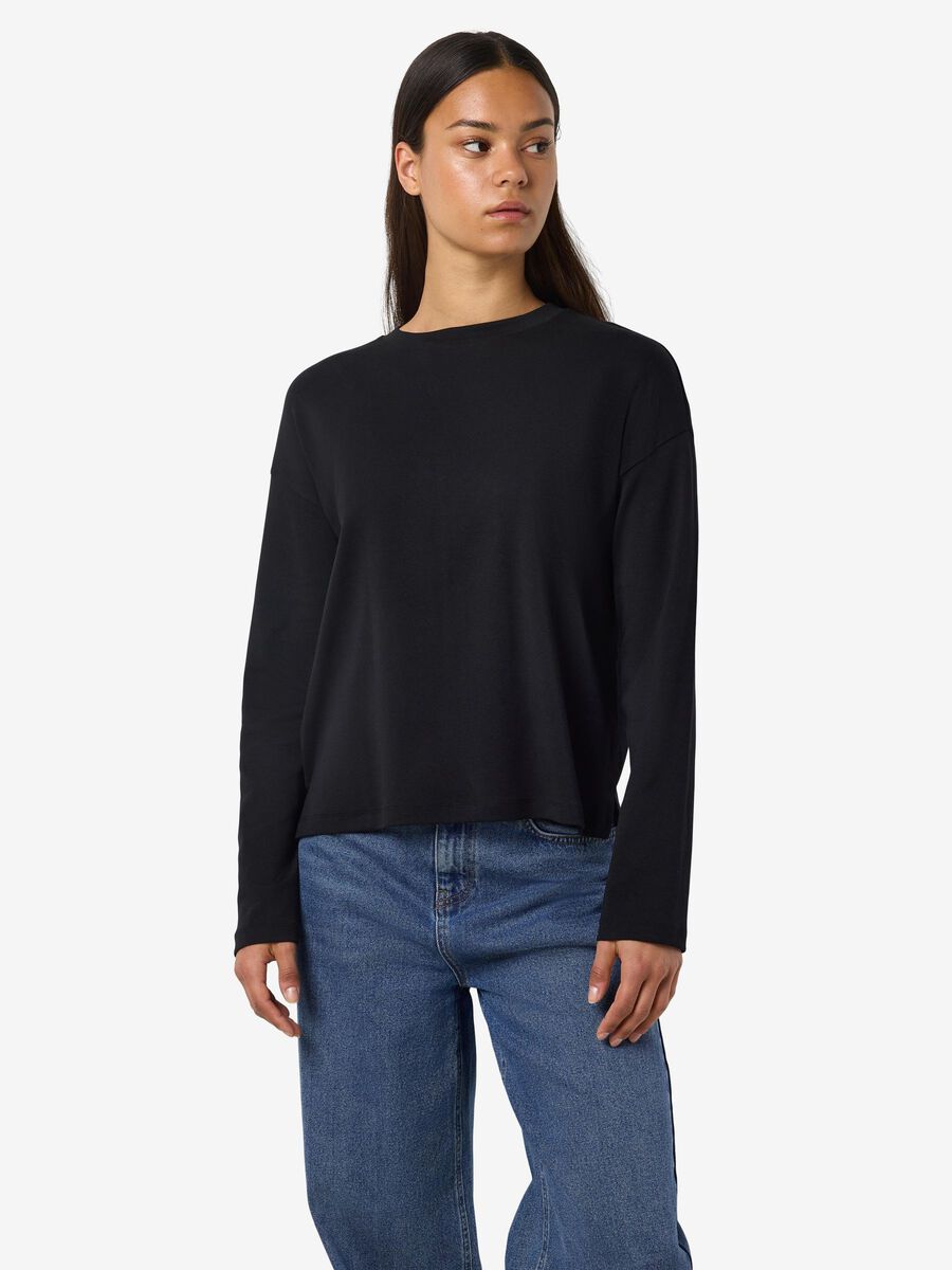 Noisy May LONGSLEEVE TOP, Black, highres - 27034818_Black_007.jpg