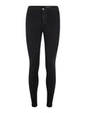 Noisy May NMELLA HIGH WAIST SKINNY FIT-JEANS, Black, highres - 27000768_Black_001.jpg