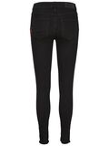 Noisy May NMLUCY CROPPED NORMAL WAIST SKINNY FIT JEANS, Black, highres - 27000838_Black_002.jpg