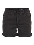 Noisy May SLIM FIT DENIM SHORTS, Black, highres - 27032490_Black_001.jpg