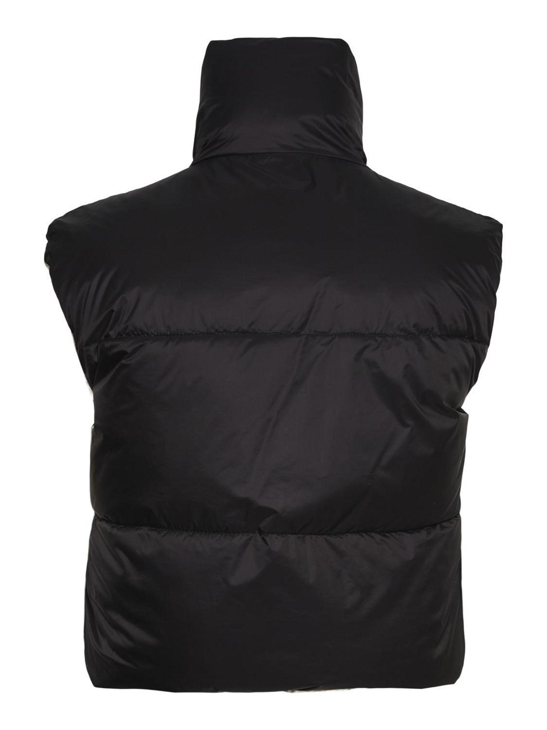REVERSIBLE PUFFER GILET Black NOISY MAY