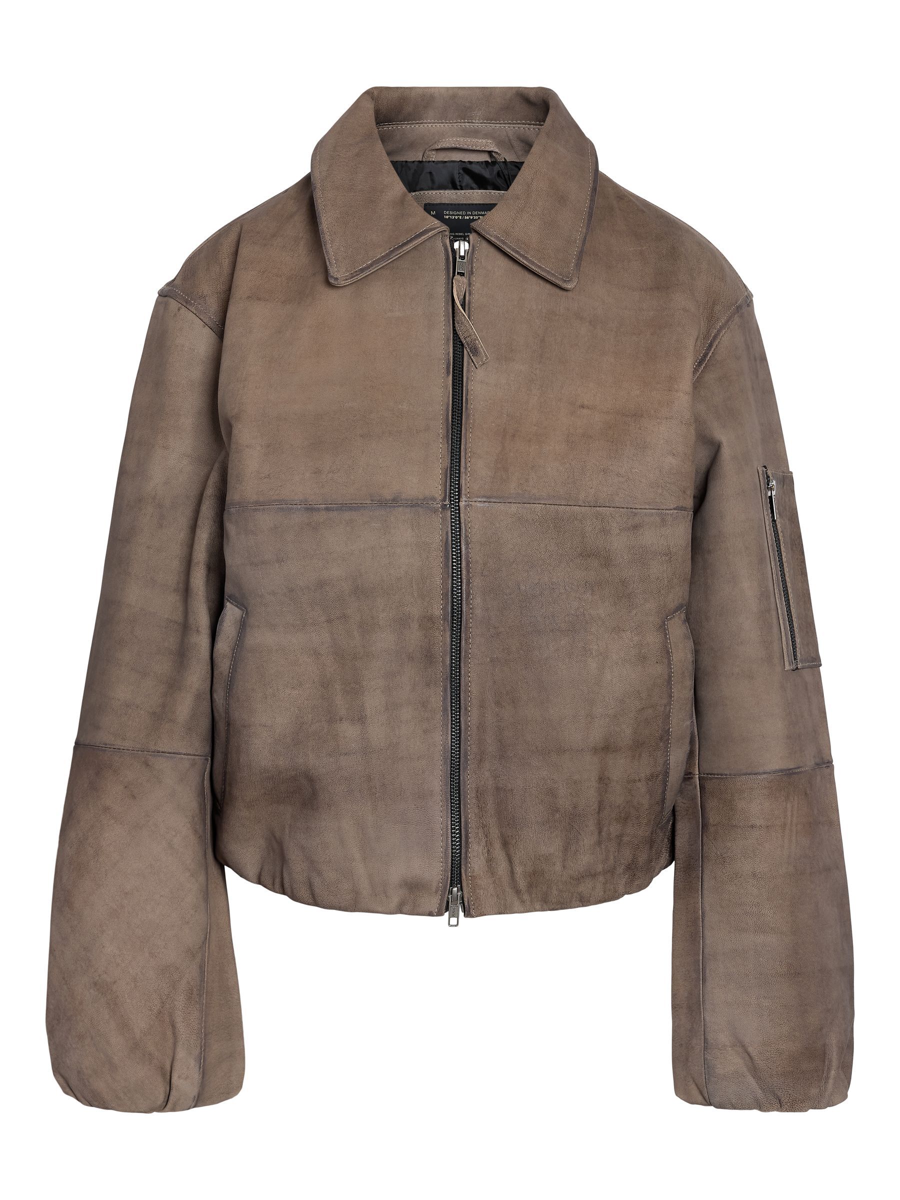 NMANNIE LEATHER JACKET | Black | NOISY MAY®