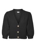 Noisy May CROPPED KNITTED CARDIGAN, Black, highres - 27016823_Black_001.jpg