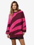 Product image thumbnail - ANIMAL PRINT JUMPER, Windsor Wine | 6