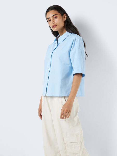 Noisy May SHORT SLEEVED SHIRT, Cerulean, highres - 27023857_Cerulean_007.jpg