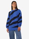 Product image thumbnail - COUPE AMPLE PULL EN MAILLE, Lapis Blue | 1
