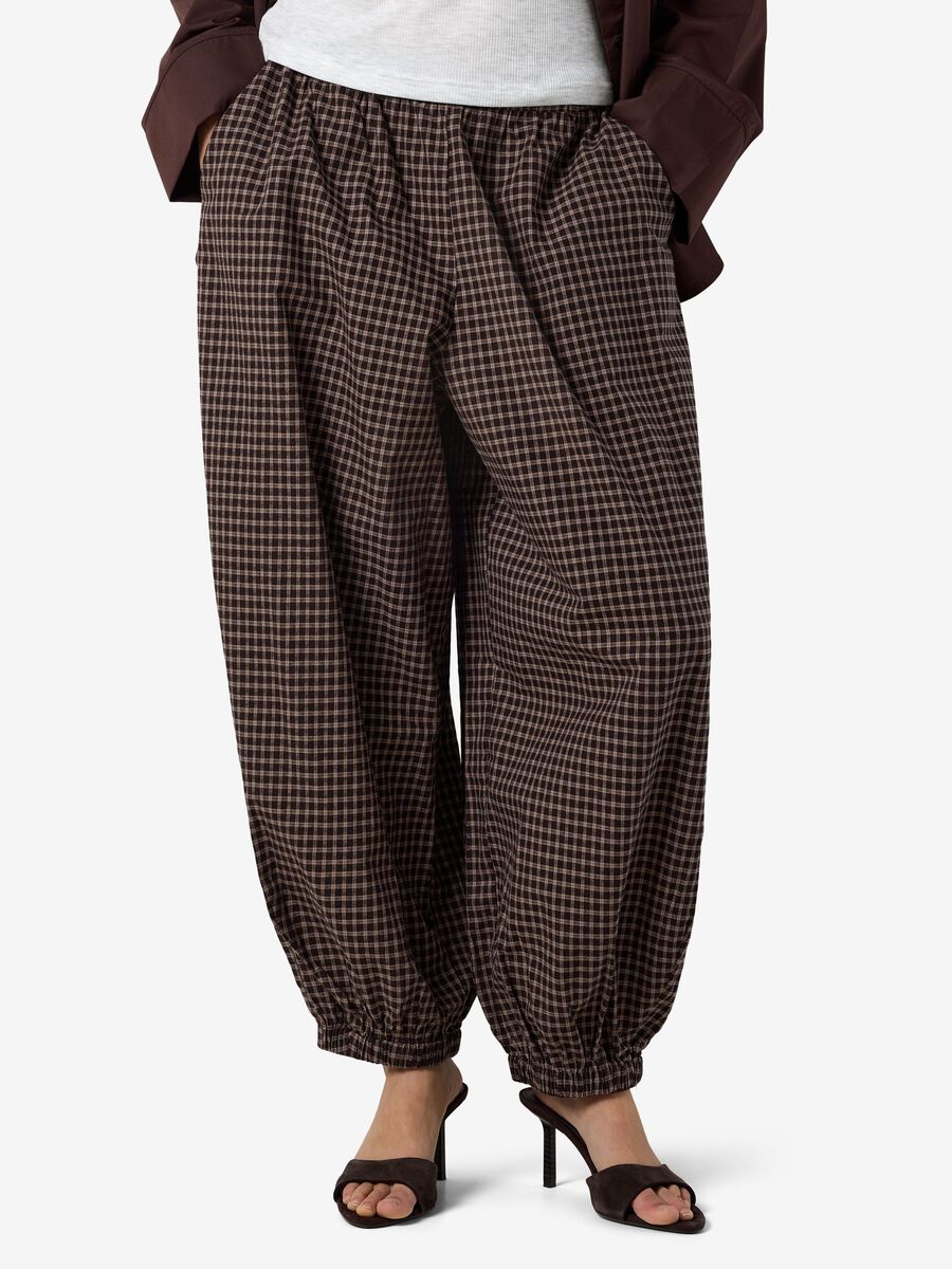 Product tile image NMTRIX BALLOON TROUSERS, Chocolate Brown 27039526_ChocolateBrown_1339594
