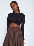 Noisy May LONG SLEEVED KNOT DETAIL TOP, Black, highres - 27021336_Black_007.jpg