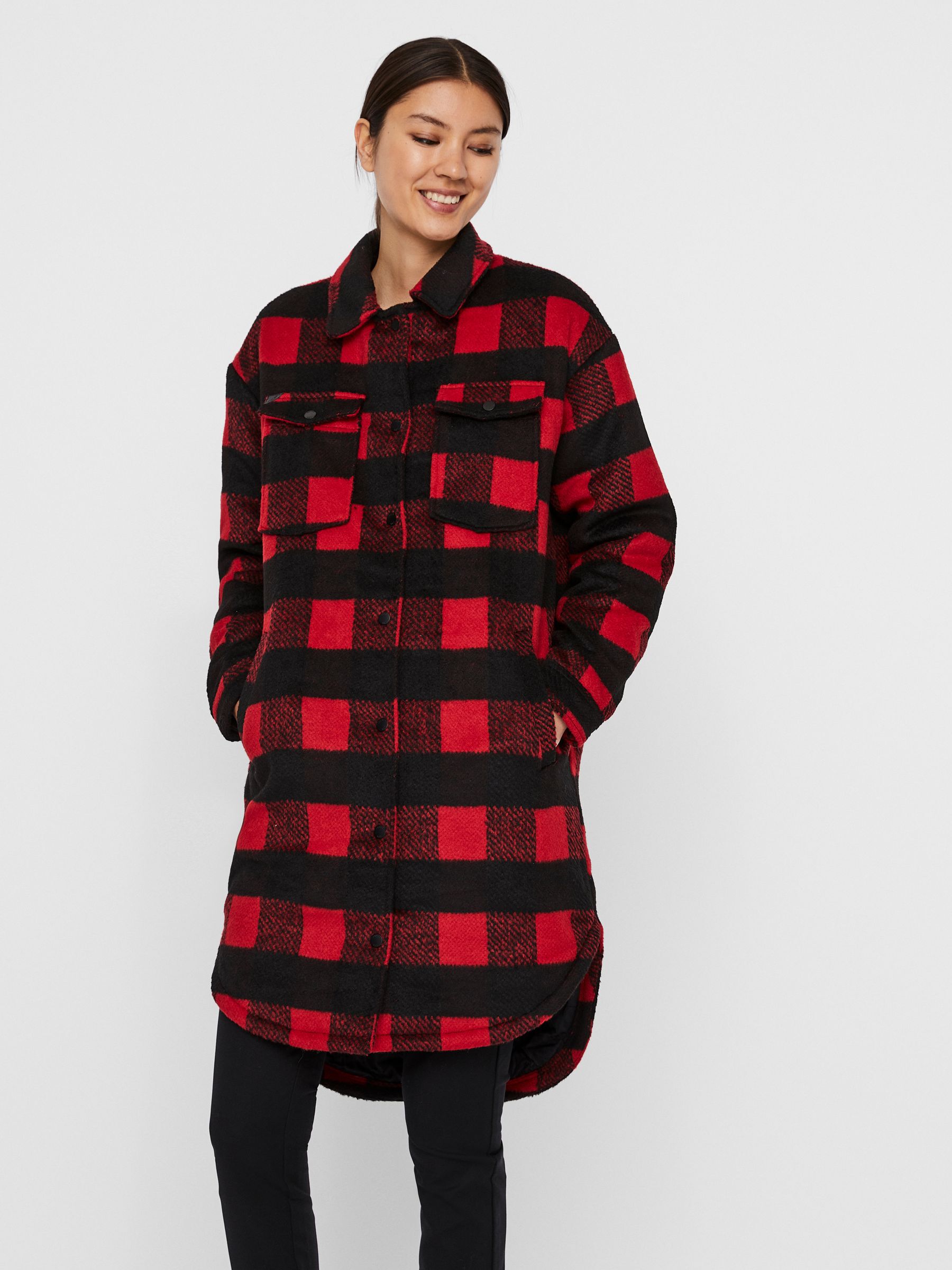 CHEQUERED JACKET Black NOISY MAY