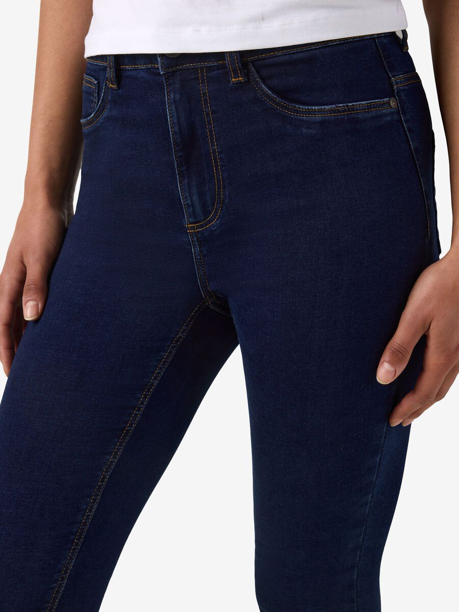 Carousel image - NMCALLIE JEAN SKINNY, Dark Blue Denim | 5