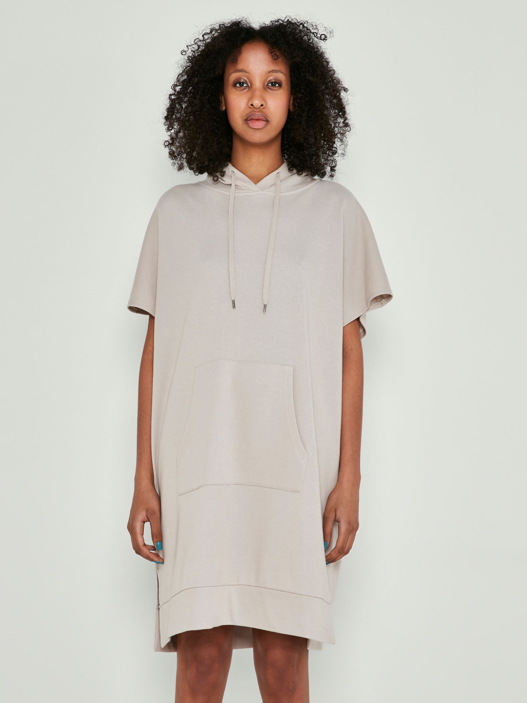 Beige hoodie dress online