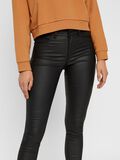 Noisy May NMLUCY COATED NORMAL WAIST TROUSERS, Black, highres - 27000548_Black_006.jpg