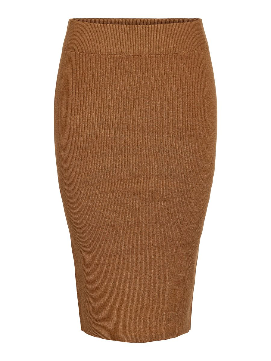 Carousel image - KNITTED MIDI SKIRT, Argan Oil | 2