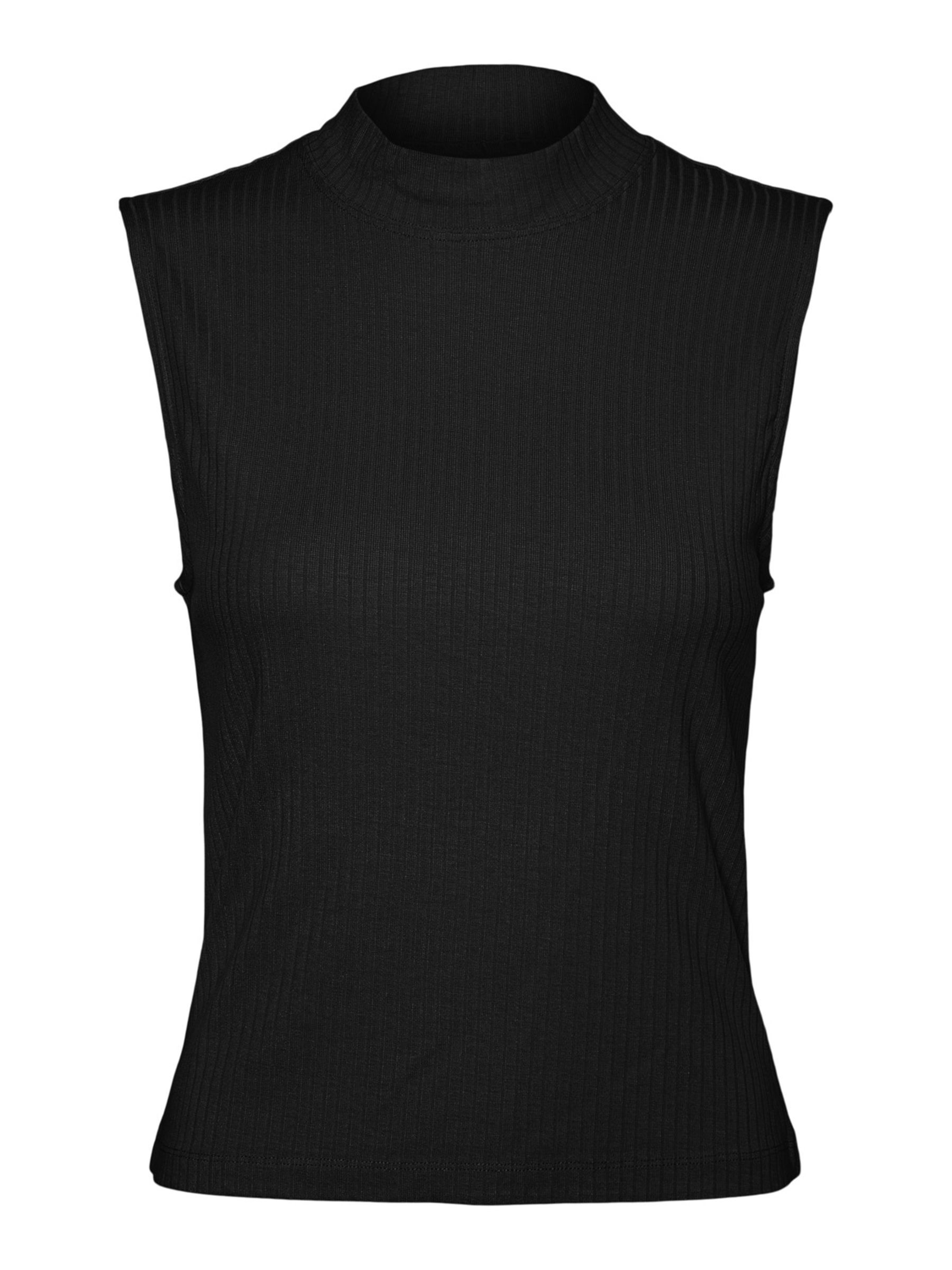 HIGH NECK SLEEVELESS TOP Black NOISY MAY