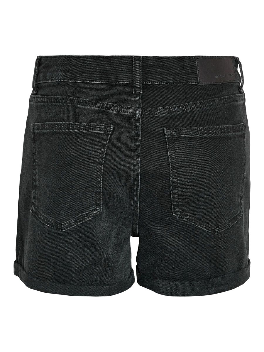 Carousel image - SLIM FIT DENIM SHORTS, Black Denim | 7
