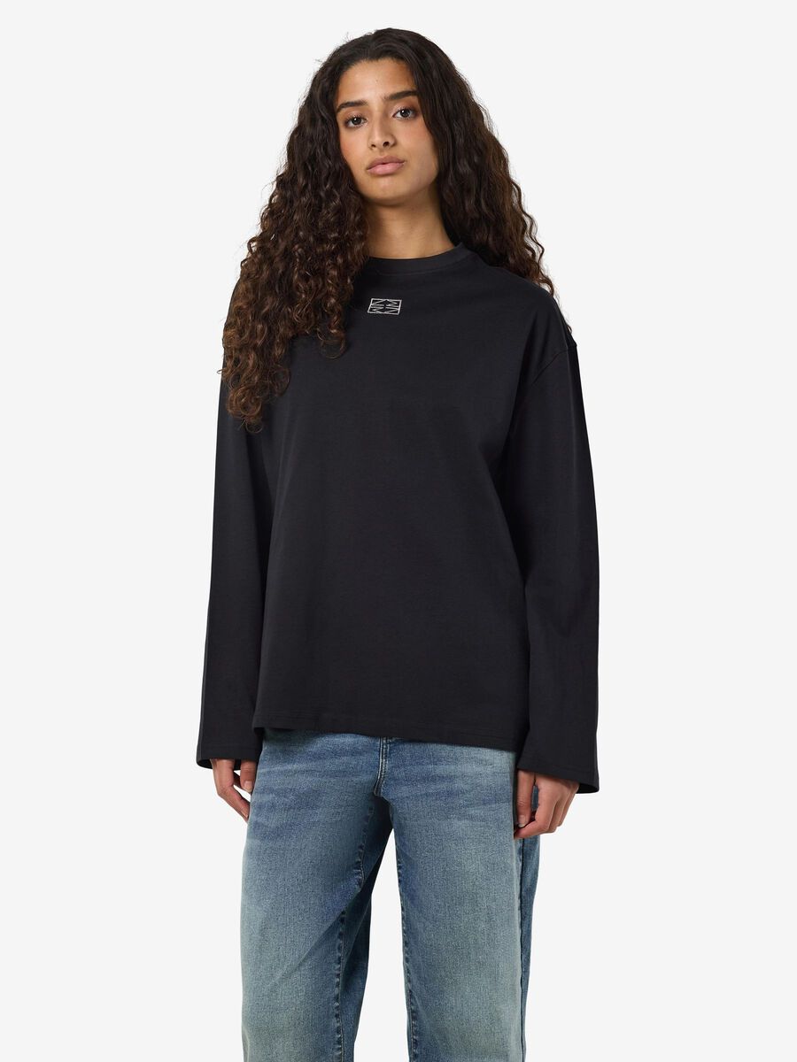 Carousel image - LONG SLEEVED T-SHIRT, Black | 1