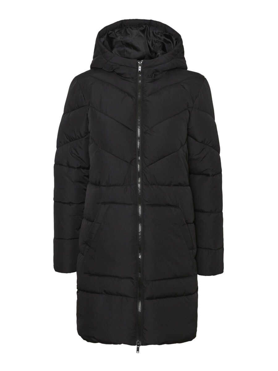 Carousel image - LONGUE VESTE REMBOURRÉE, Black | 2