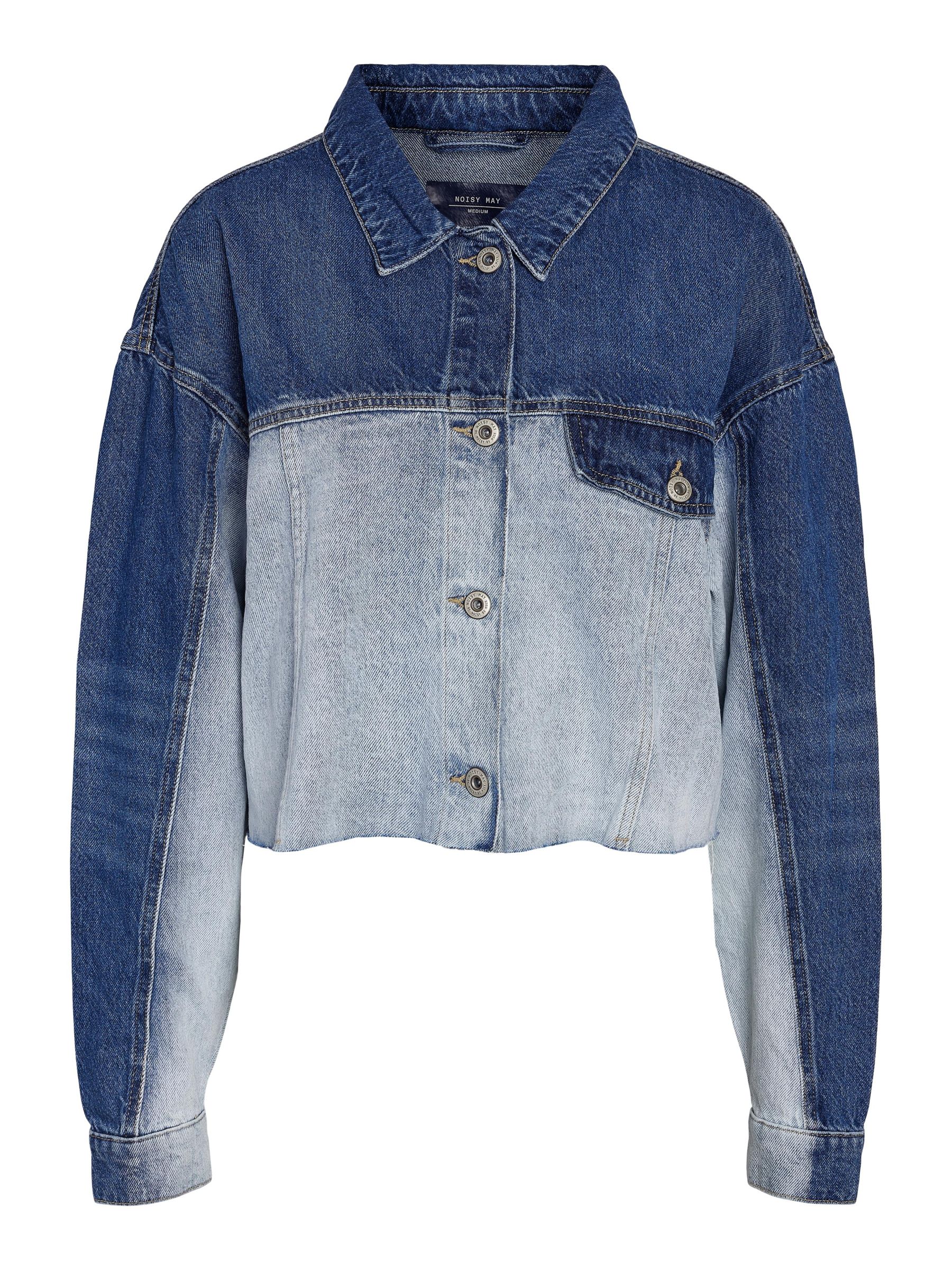 TWO COLOURED DENIM JACKET Blue NOISY MAY