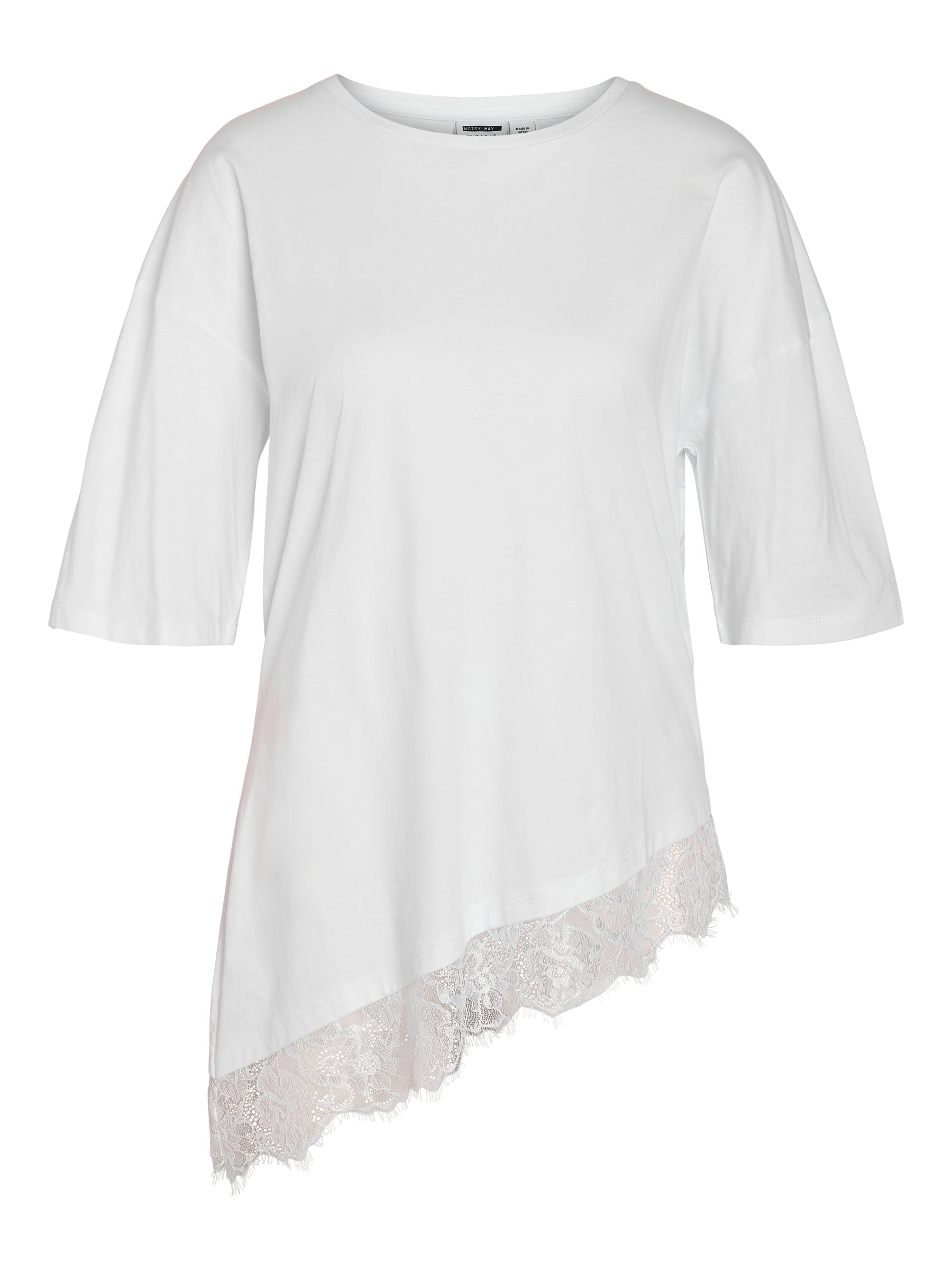 7719 Red Lace Detailed T-Shirt