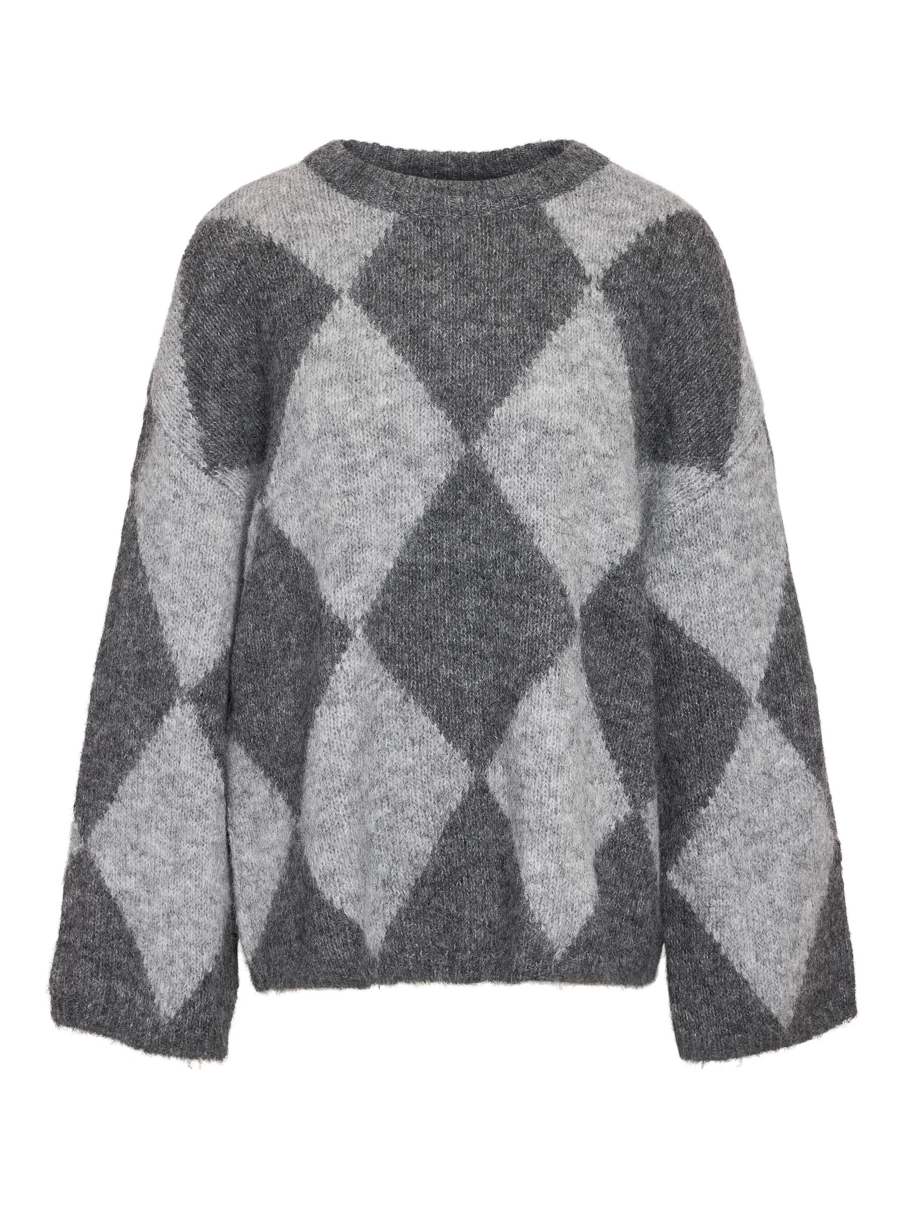 KNITTED JUMPER Grey NOISY MAY