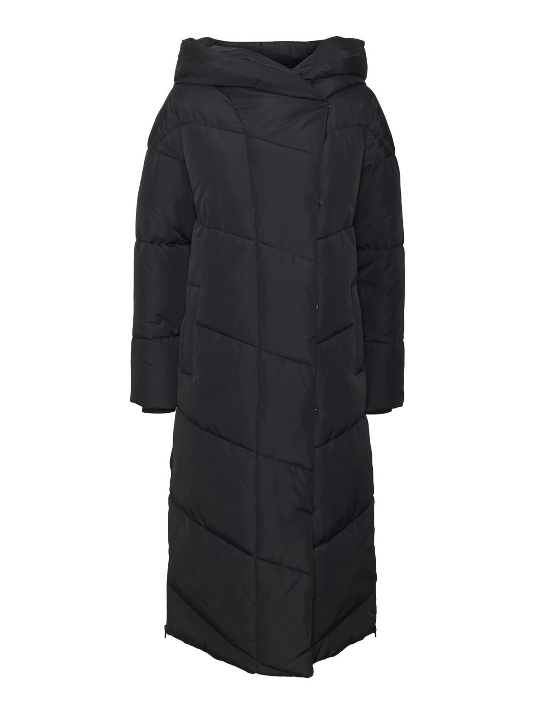 Noisy may vinyl top padded jacket