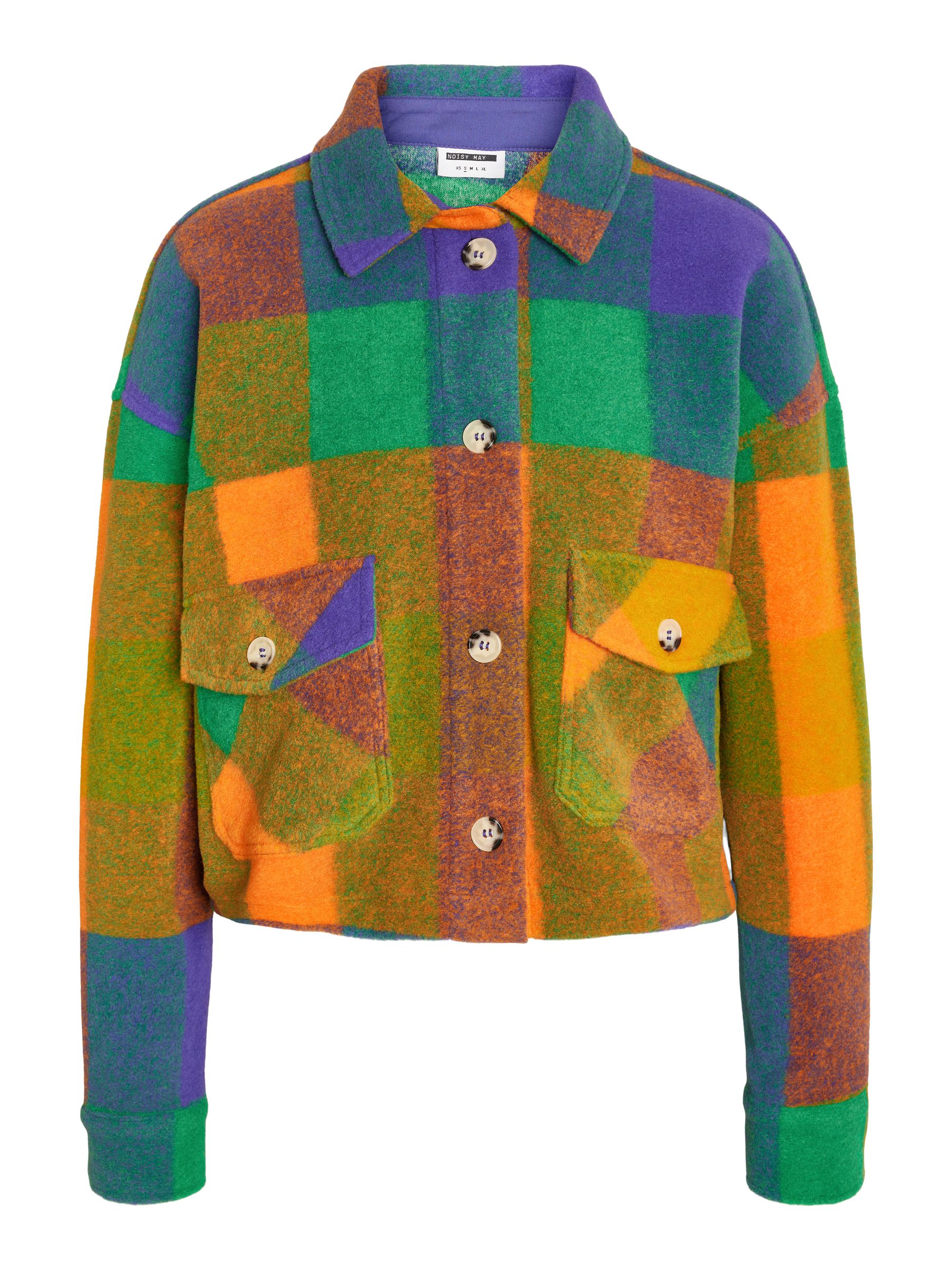 SHORT MULTI COLOURED JACKET Orange NOISY MAY