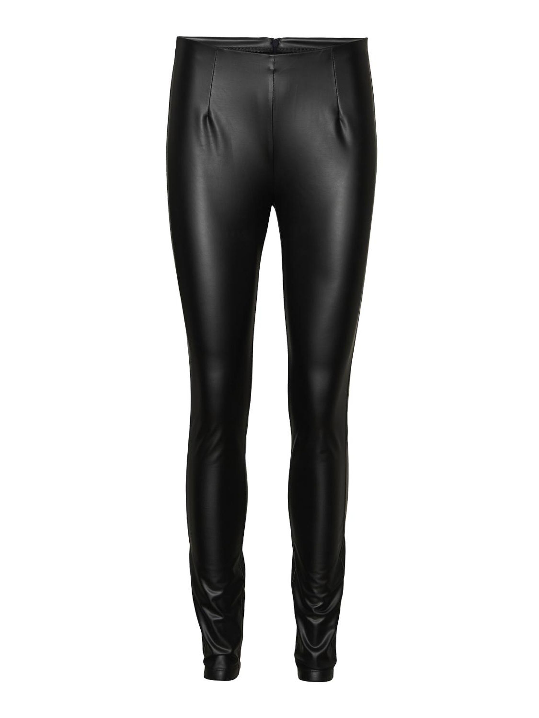 COATED LEGGINGS Black NOISY MAY